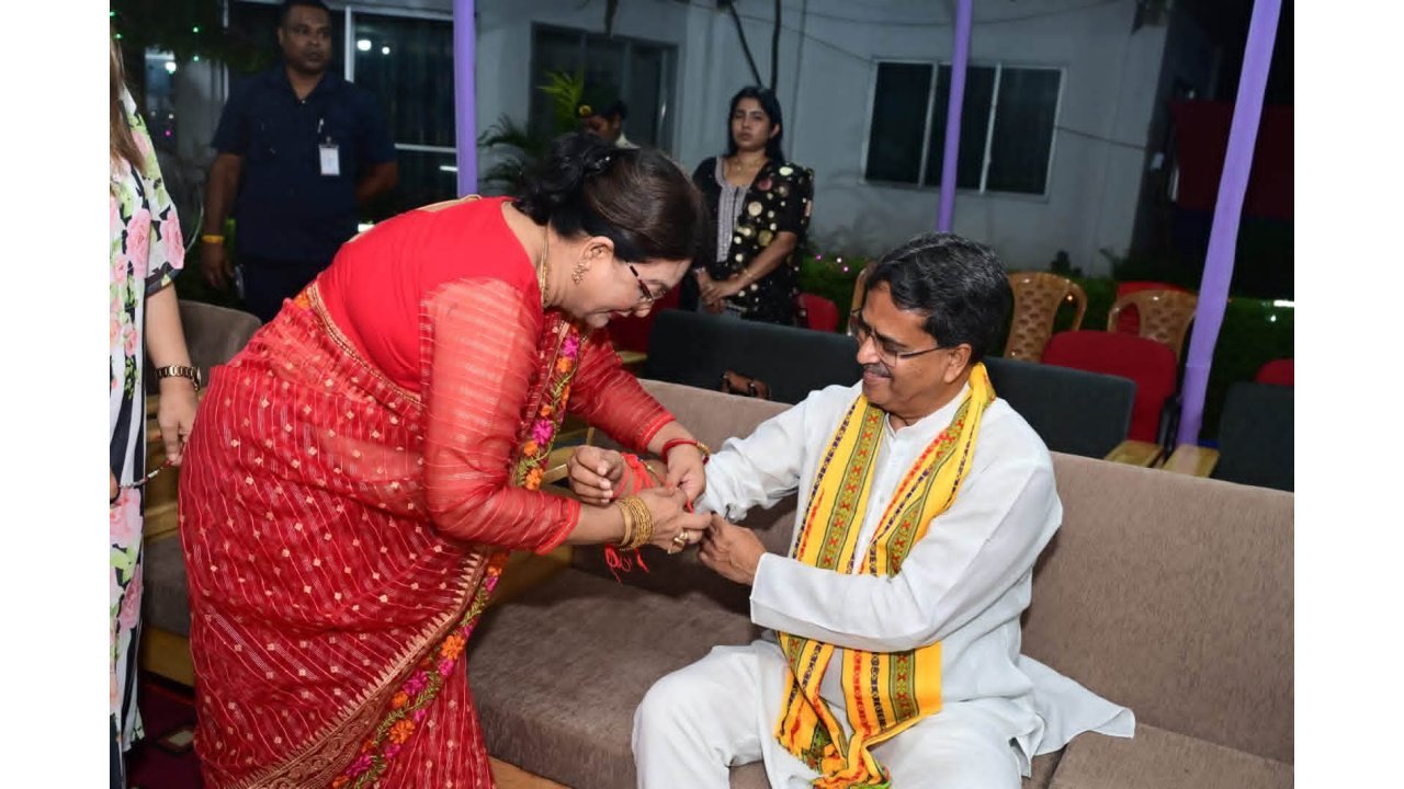 Tripura CM Celebrates Raksha Bandhan with Women Personnel of Tripura State Rifles